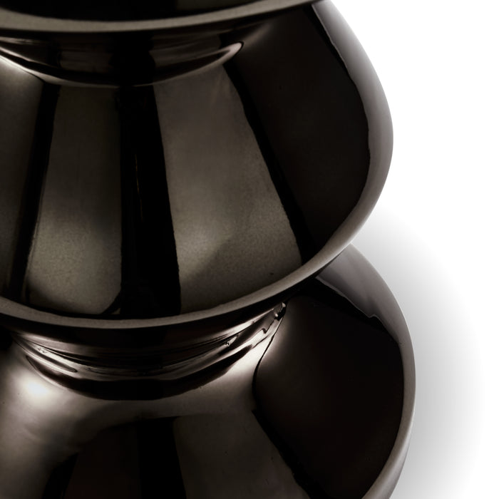 POLSPOTTEN Zig Zag Bijzettafel - Zwart