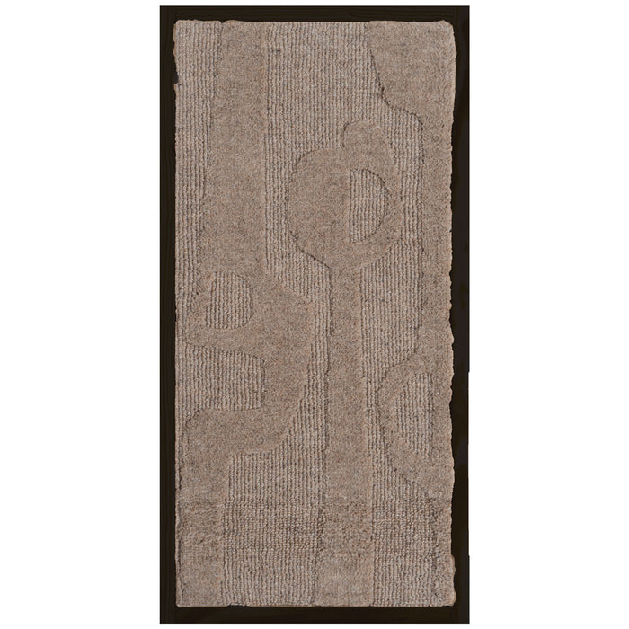 Home67 - Wanddecoratie Devin Beige - Wool Hanging 40 x 80 cm