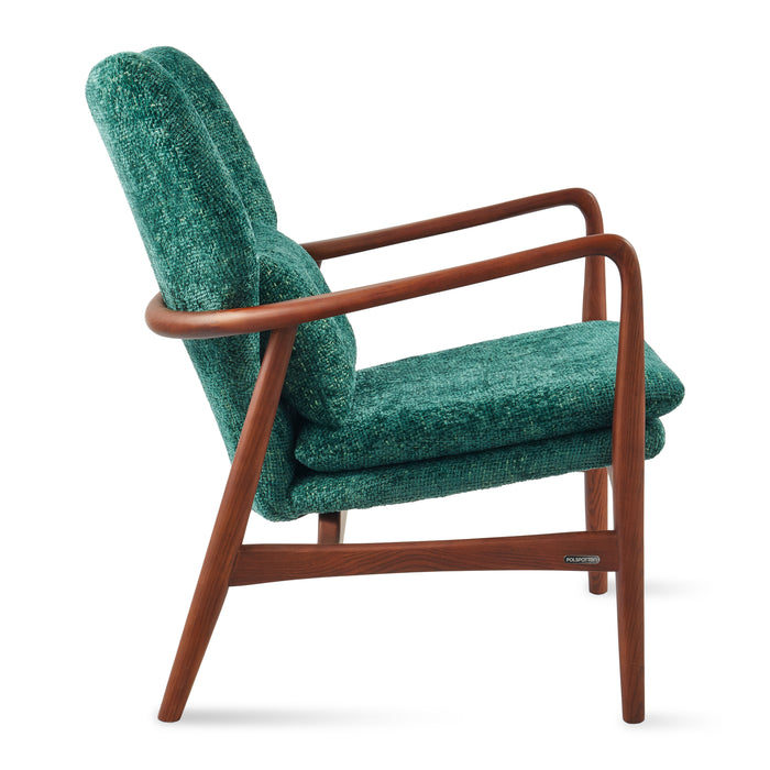 POLSPOTTEN Peggy Loungestoel - Donkergroen