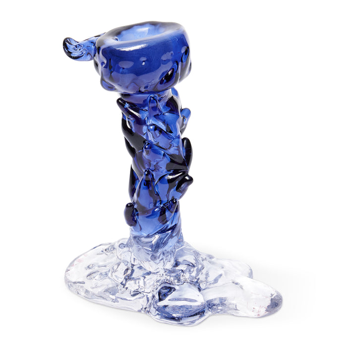 POLSPOTTEN Drip Kandelaar S - Donkerblauw