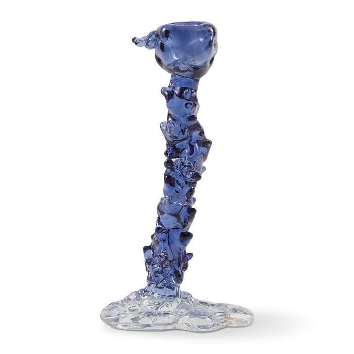 POLSPOTTEN Drip Kandelaar L - Donkerblauw