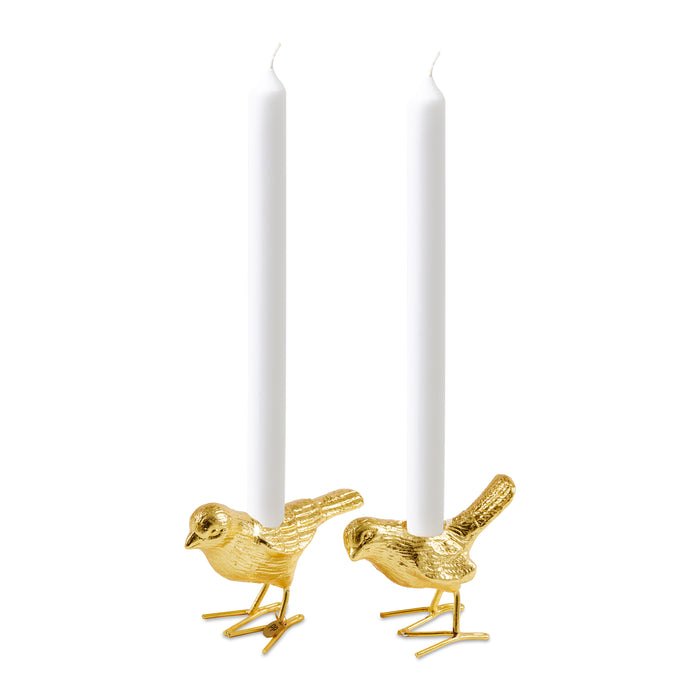 POLSPOTTEN Flock Of Birds Kandelaar Set van 2 - Goud