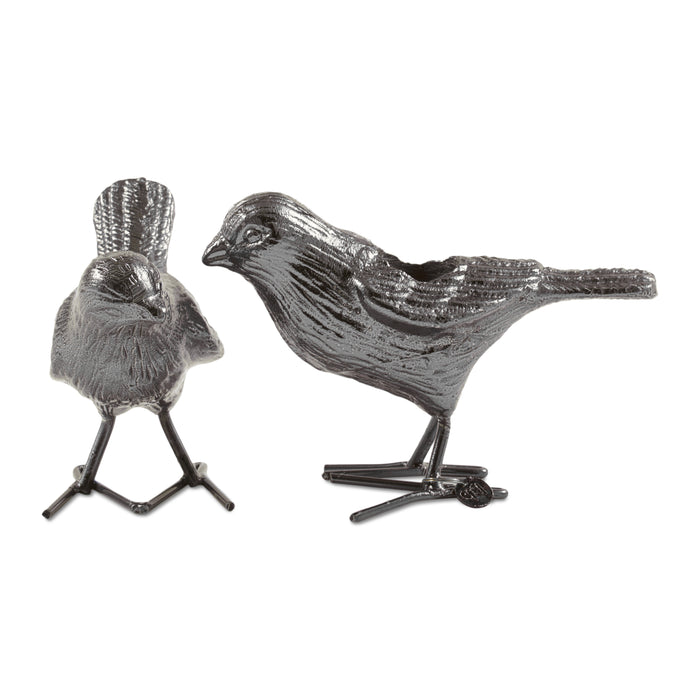 POLSPOTTEN Flock Of Birds Kandelaar Set van 2 - Donkergrijs