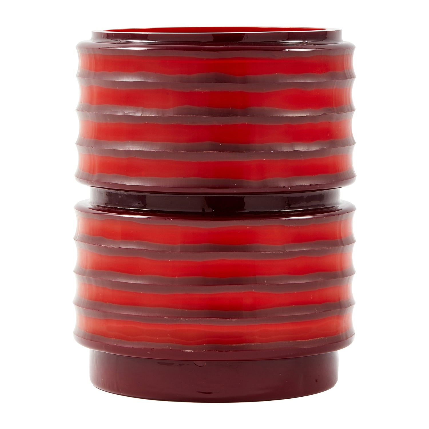 POLSPOTTEN Layer Vaas Ø 20 cm - Coral Red