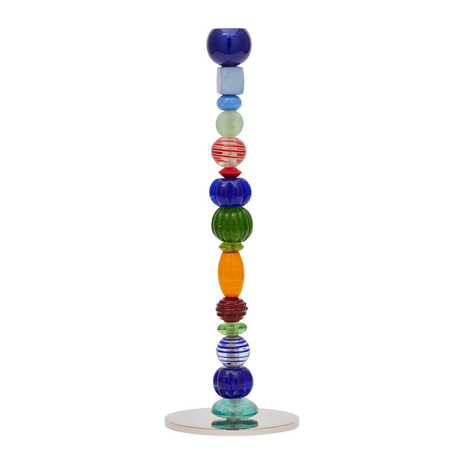 POLSPOTTEN Beads Kandelaar H 34 cm - Multicolor