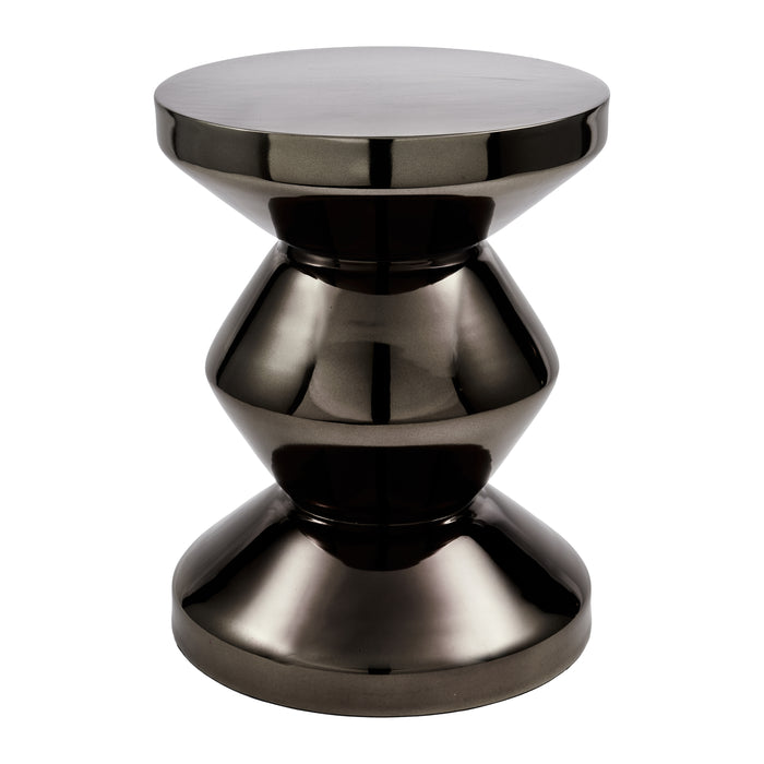 POLSPOTTEN Zig Zag Bijzettafel - Zwart