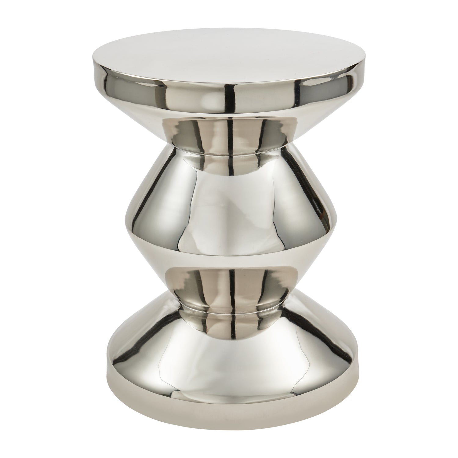 POLSPOTTEN Zig Zag Bijzettafel - Zilver