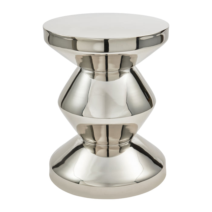 POLSPOTTEN Zig Zag Bijzettafel - Zilver