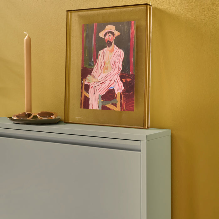 by fonQ Klip Schoenenkast - 2 Vakken - Taupe