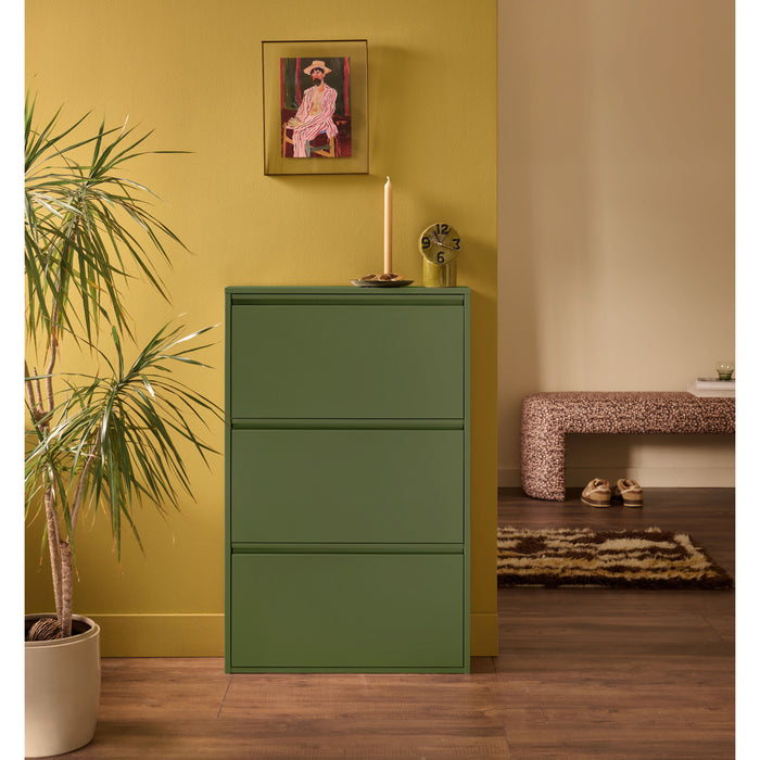 by fonQ Klip Schoenenkast - 3 Vakken - Pesto