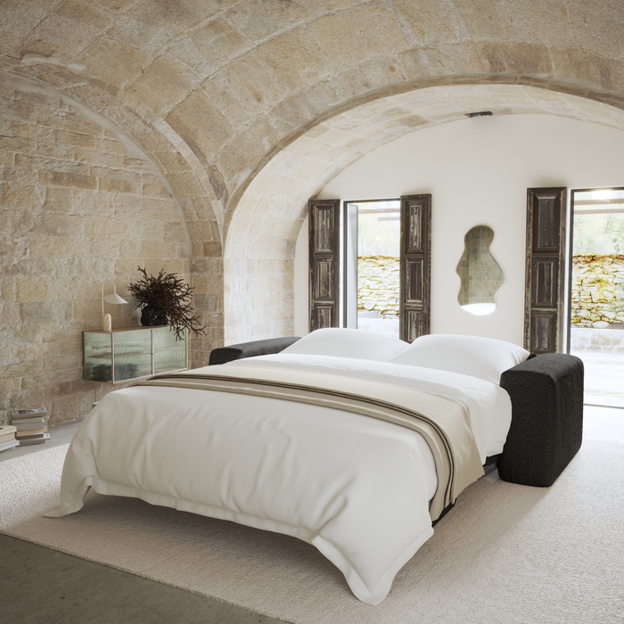 SIA Home 4-zits slaapbank Myra bouclé