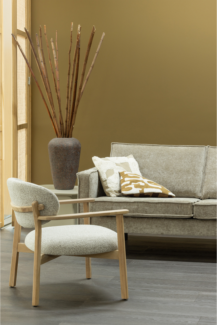 WOOOD Tablo Salontafel 60 cm - Eiken - Dakargrau - 40x59x59