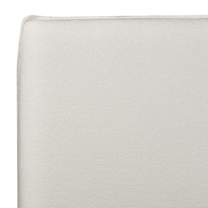 Beliani-LAVAUR-Bed met opbergruimte-Gebroken wit-160 x 200 cm-Bouclé