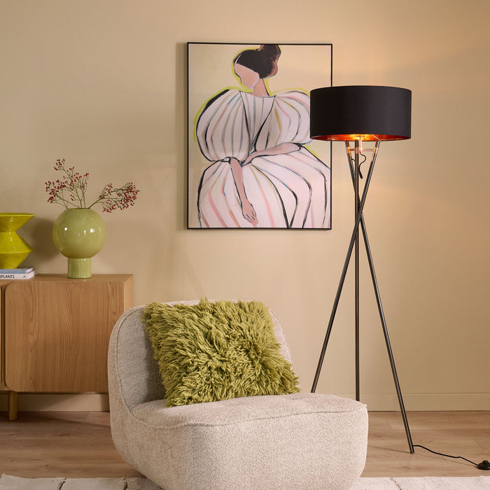 by fonQ Rivel Vloerlamp - Zwart