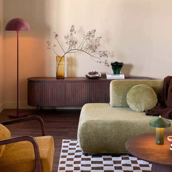 by fonQ Grand Tv-Meubel Tabacco Mangohout - B 210 cm