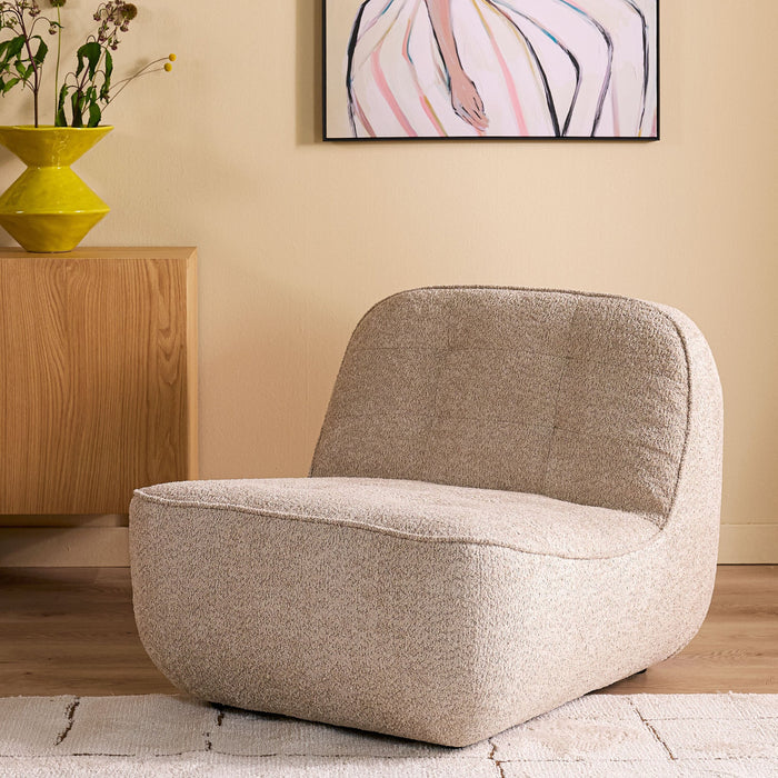 by fonQ Poco Fauteuil - Bouclé - Greige