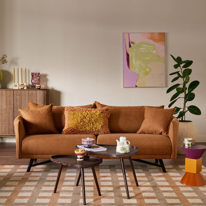 by fonQ Pastel Reverie Schilderij 78 x 100 cm - Wit