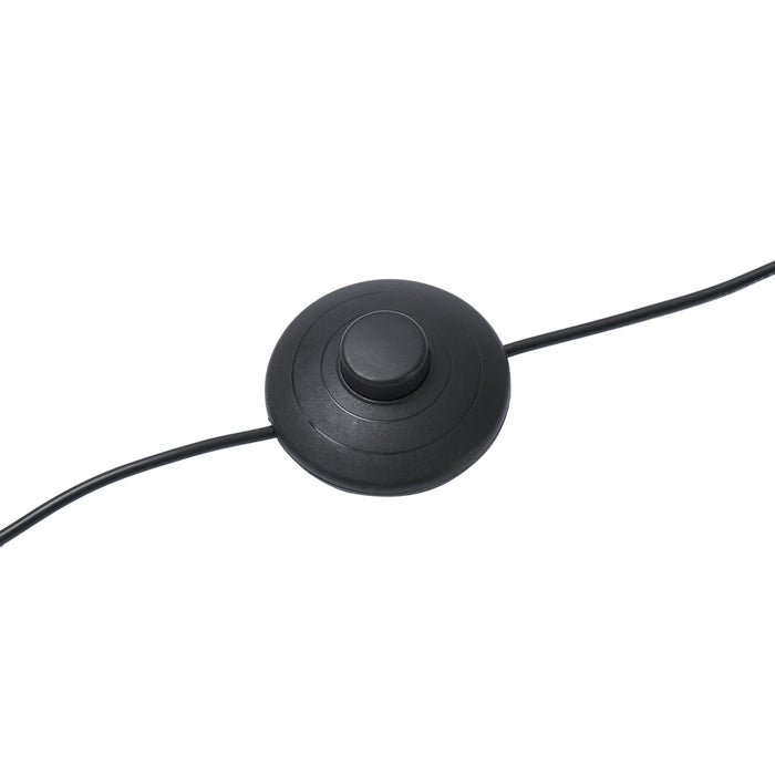 QAZQA Moderne vloerlamp zwart incl. LED 3-staps dimbaar - Twirl