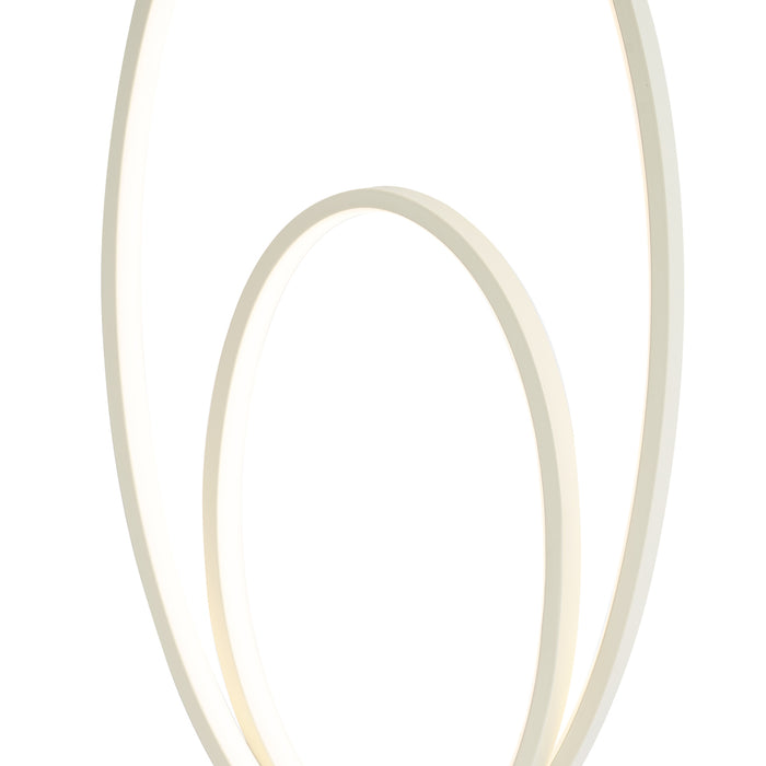 QAZQA Design tafellamp beige incl. LED 3-staps dimbaar - Boomerang