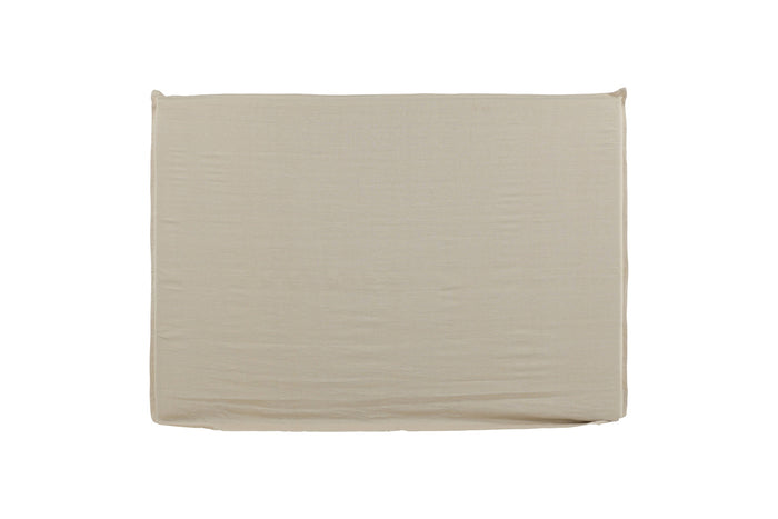 Fjôrd - Hoofdbordhoes Beige Stof - 180x140x10cm - Signe