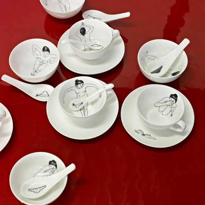 POLSPOTTEN Undressed Kom ¯ 11,5 cm Set van 4