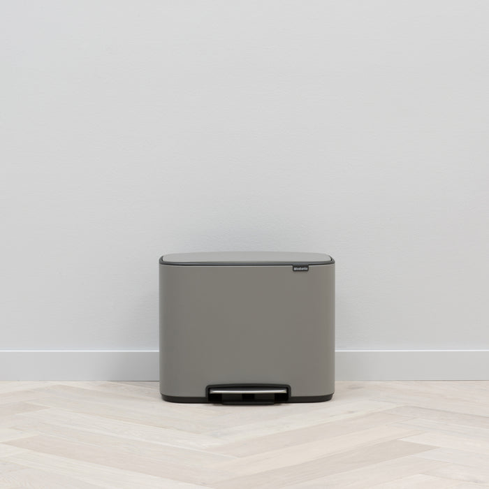 Brabantia Bo Pedaalemmer 34 Liter (11+23 Liter)