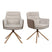 Calicosy - Fauteuil Logan - Beige - Set van 2