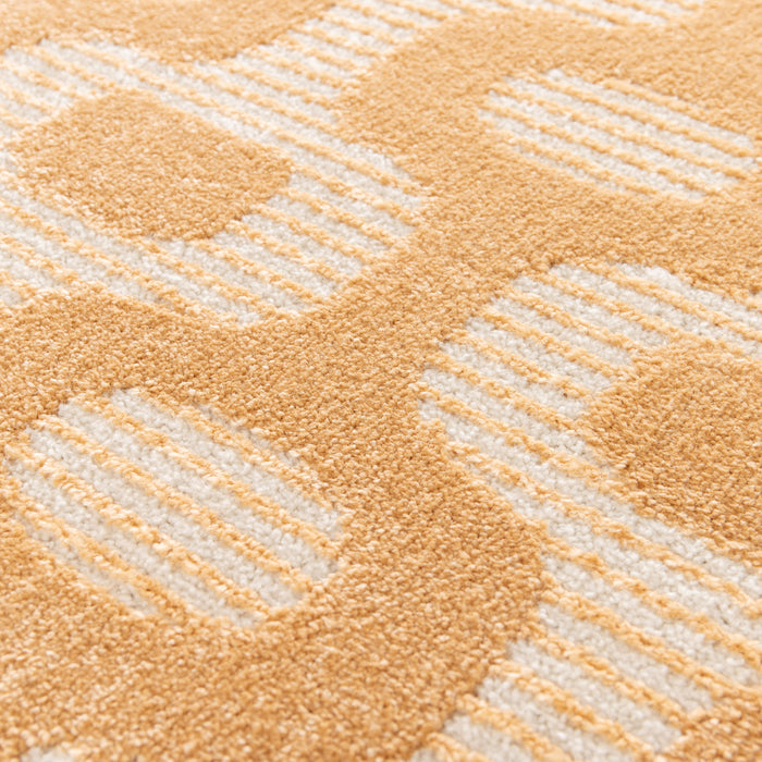 by fonQ Flare Vloerkleed 160 x 230 cm - Honinggeel