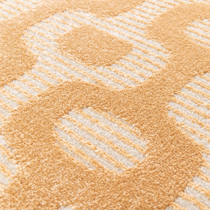 by fonQ Flare Vloerkleed  200 x 290 cm - Honinggeel