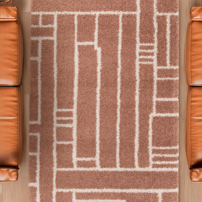 by fonQ Zone Vloerkleed 160 x 230 cm - Terra