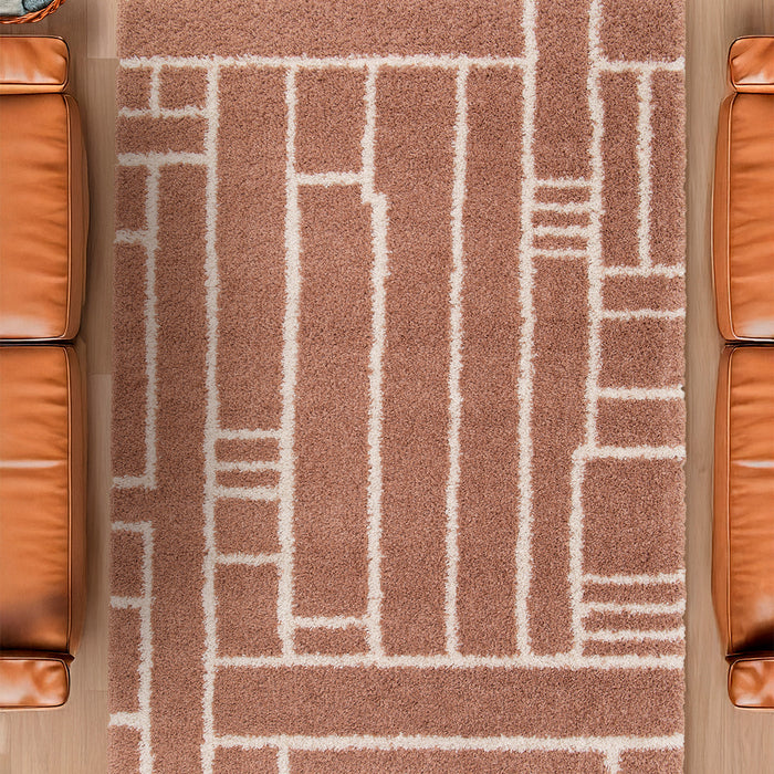 by fonQ Zone Vloerkleed 200 x 290 cm - Terra