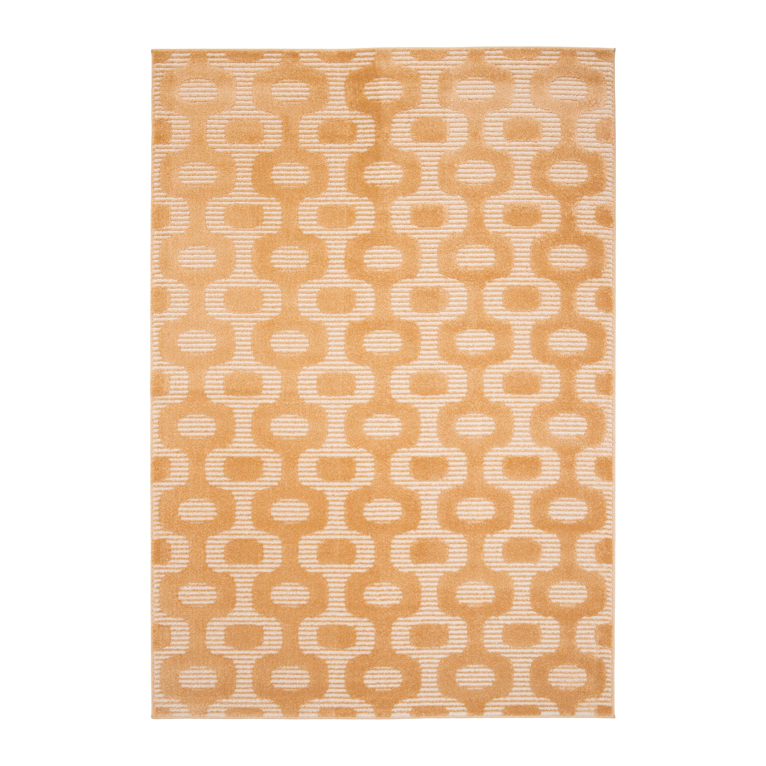 by fonQ Flare Vloerkleed 160 x 230 cm - Honinggeel