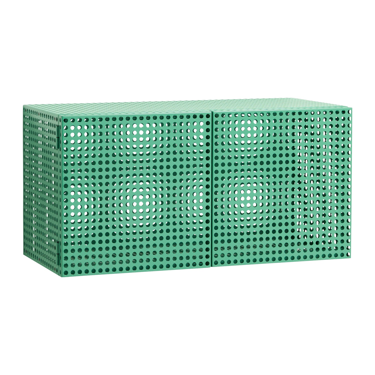 HAY Perforated Wandkast - Soft Jade