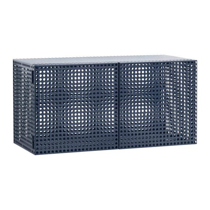 HAY Perforated Wandkast - Steel Blue