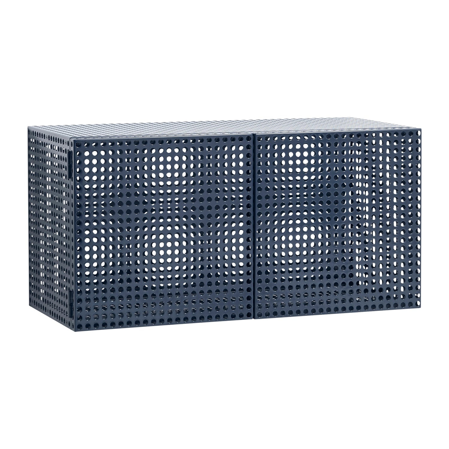 HAY Perforated Wandkast - Steel Blue