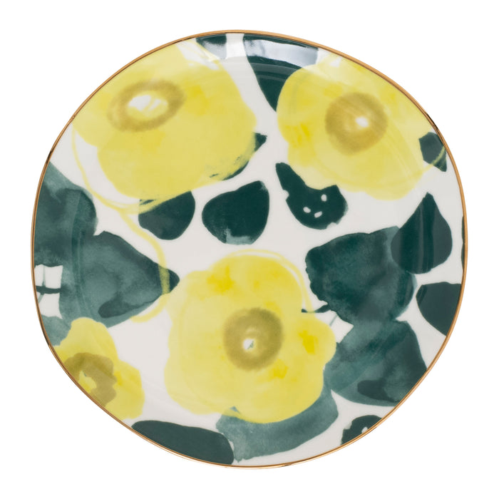 Urban Nature Culture Good Morning Gebaksbord - Floral Art Limelight - 4 st.