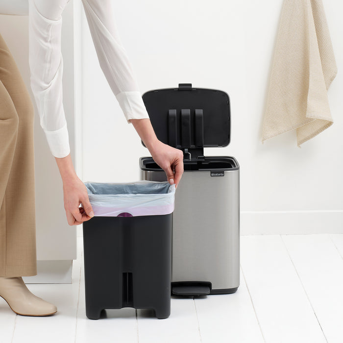 Brabantia Bo Pedaalemmer 12 L - Matt Steel