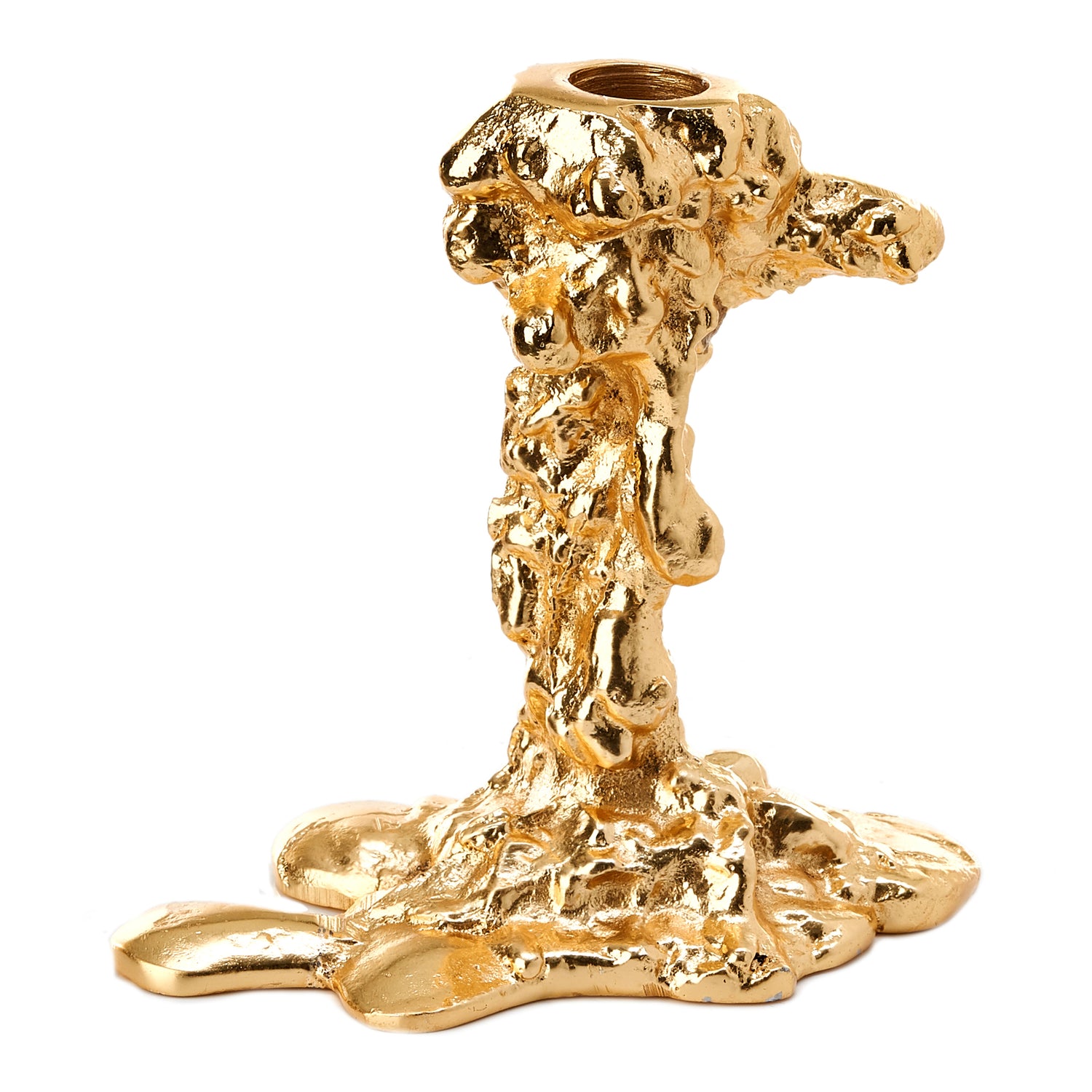 POLSPOTTEN Drip Kandelaar S - Goud