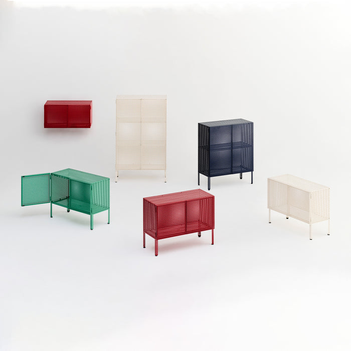 HAY Perforated Dressoir M - Steel Blue