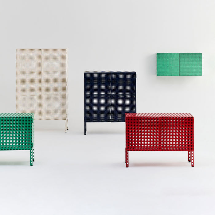 HAY Perforated Wandkast - Soft Jade