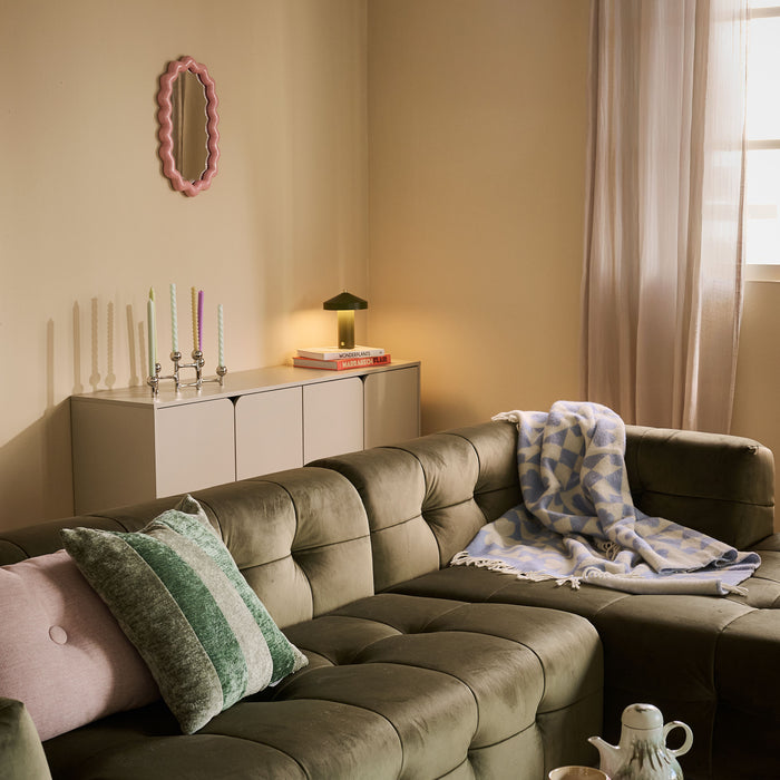 &klevering Zigzag Spiegel H 53 cm - Blush