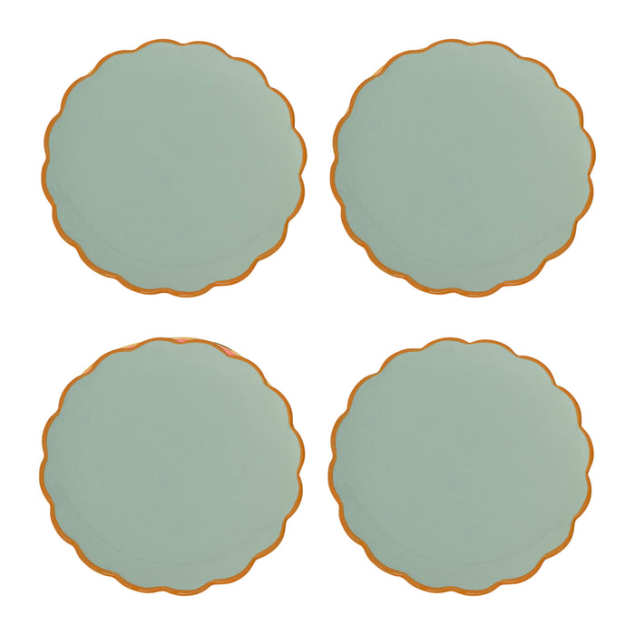 Urban Nature Culture Good Morning Gebaksbord Sculpted - Celadon - 4 st.