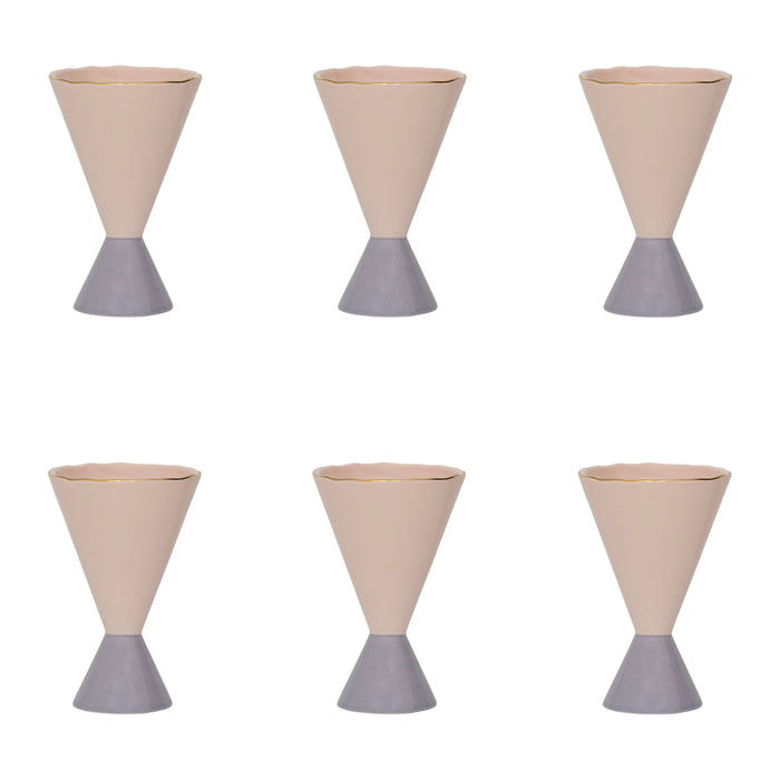 Urban Nature Culture Good Morning Dessert Coupe High - Old Pink - 6 st.