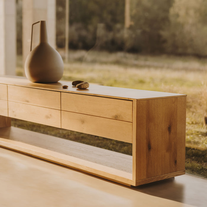 Kave Home Alguema TV-meubel - Eiken