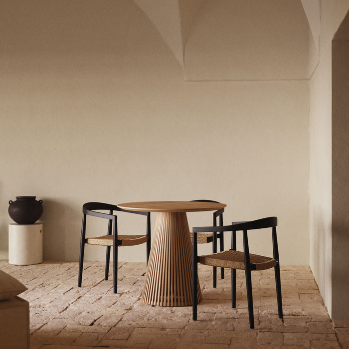 Kave Home Ydalia Eetkamerstoel - Zwart