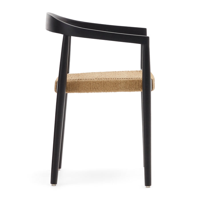 Kave Home Ydalia Eetkamerstoel - Zwart