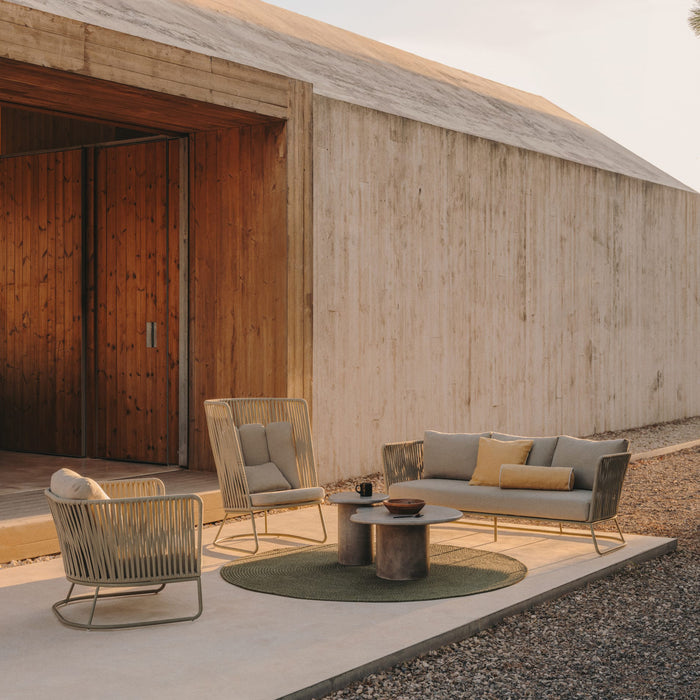 Kave Home Saconca Tuinbank - Groen