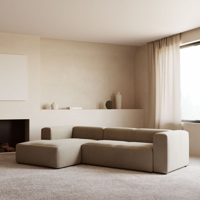 Kave Home Blok Chaise Longue Links - Ivoor