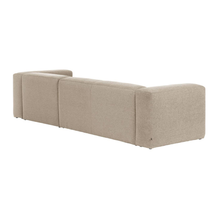 Kave Home Blok Chaise Longue Rechts - Ivoor