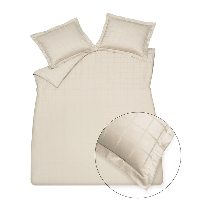 Vandyck Home 78 Dekbedovertrek 140 x 200/220 - Cream Tan